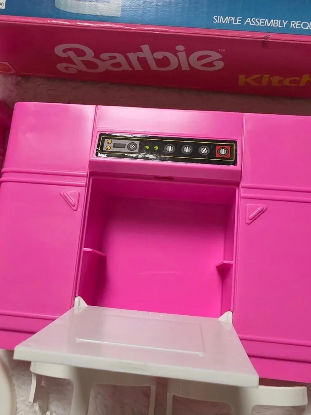 Vintage 1990 Barbie Kitchen Playset #7472 With Original Box